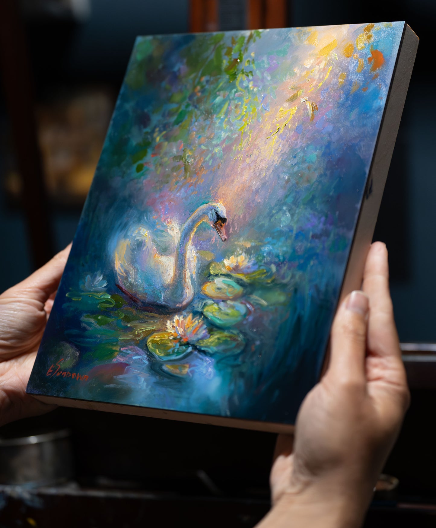 Glow of Grace #2 – Original 8x10 inch Oil Painting on Ampersand Gessobord