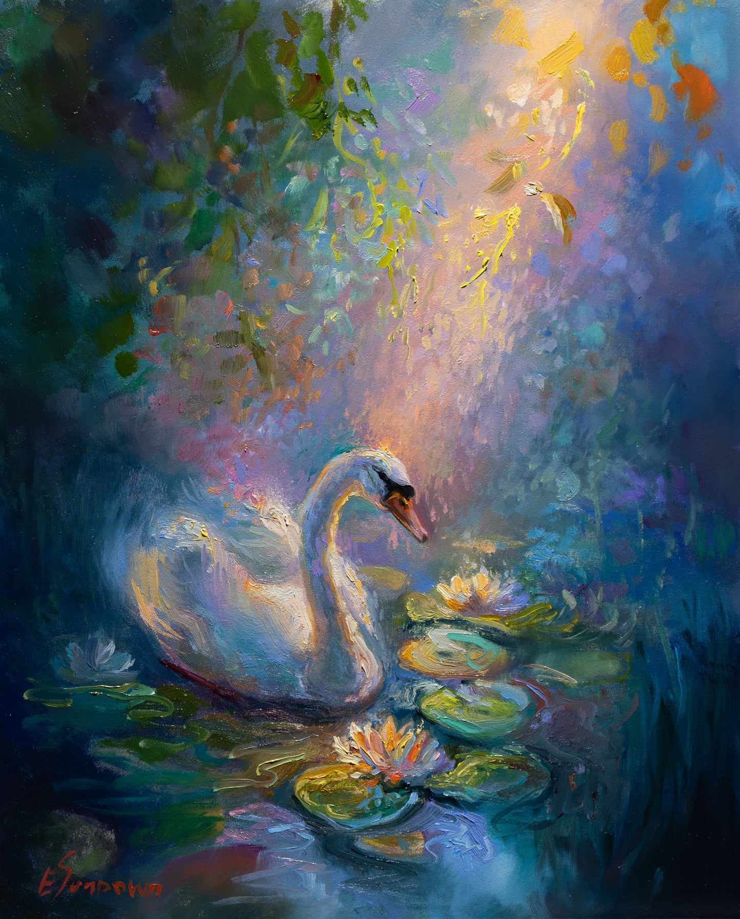 Glow of Grace #2 – Original 8x10 inch Oil Painting on Ampersand Gessobord