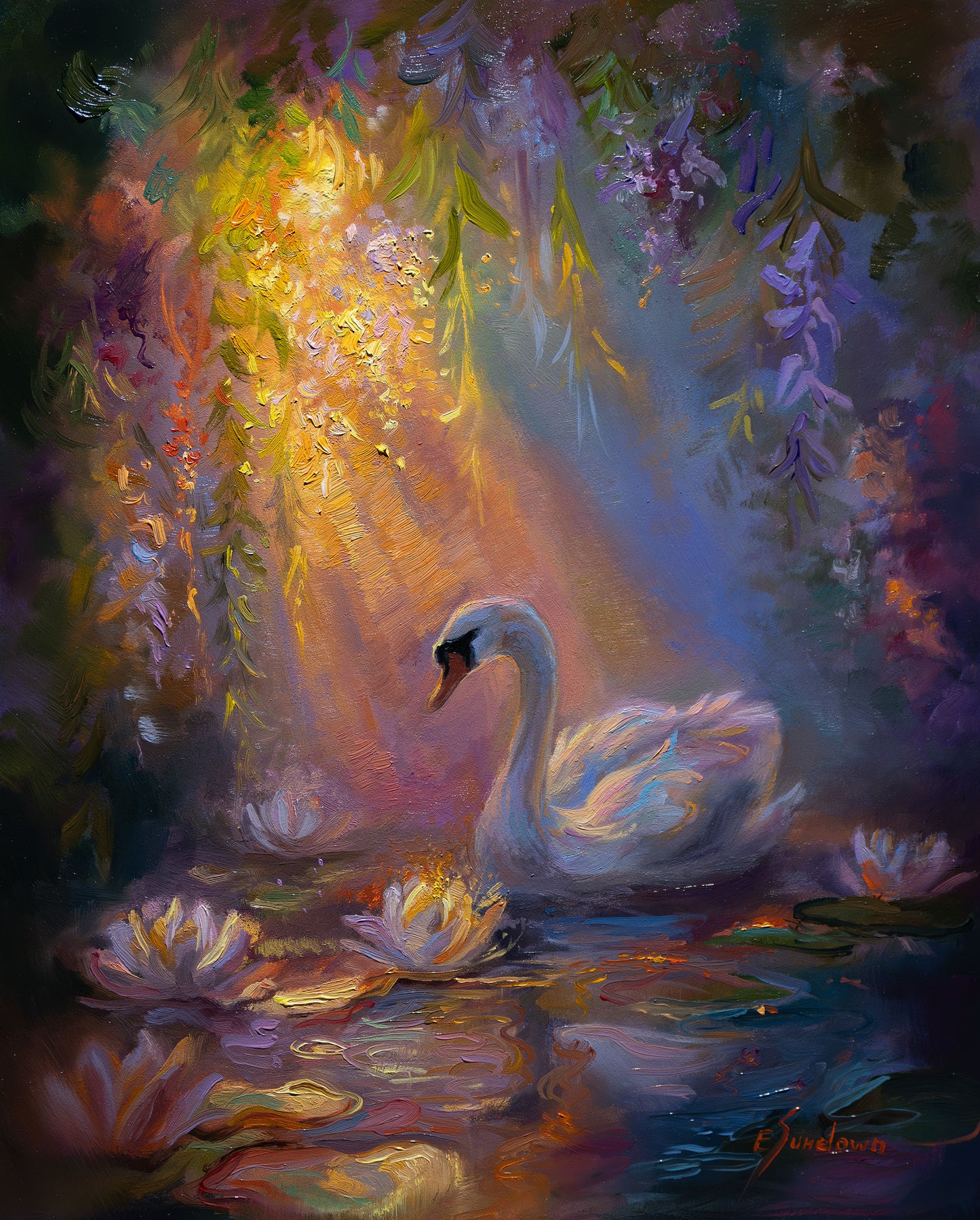 Glow of Grace – Original Oil Painting (8x10 inches)