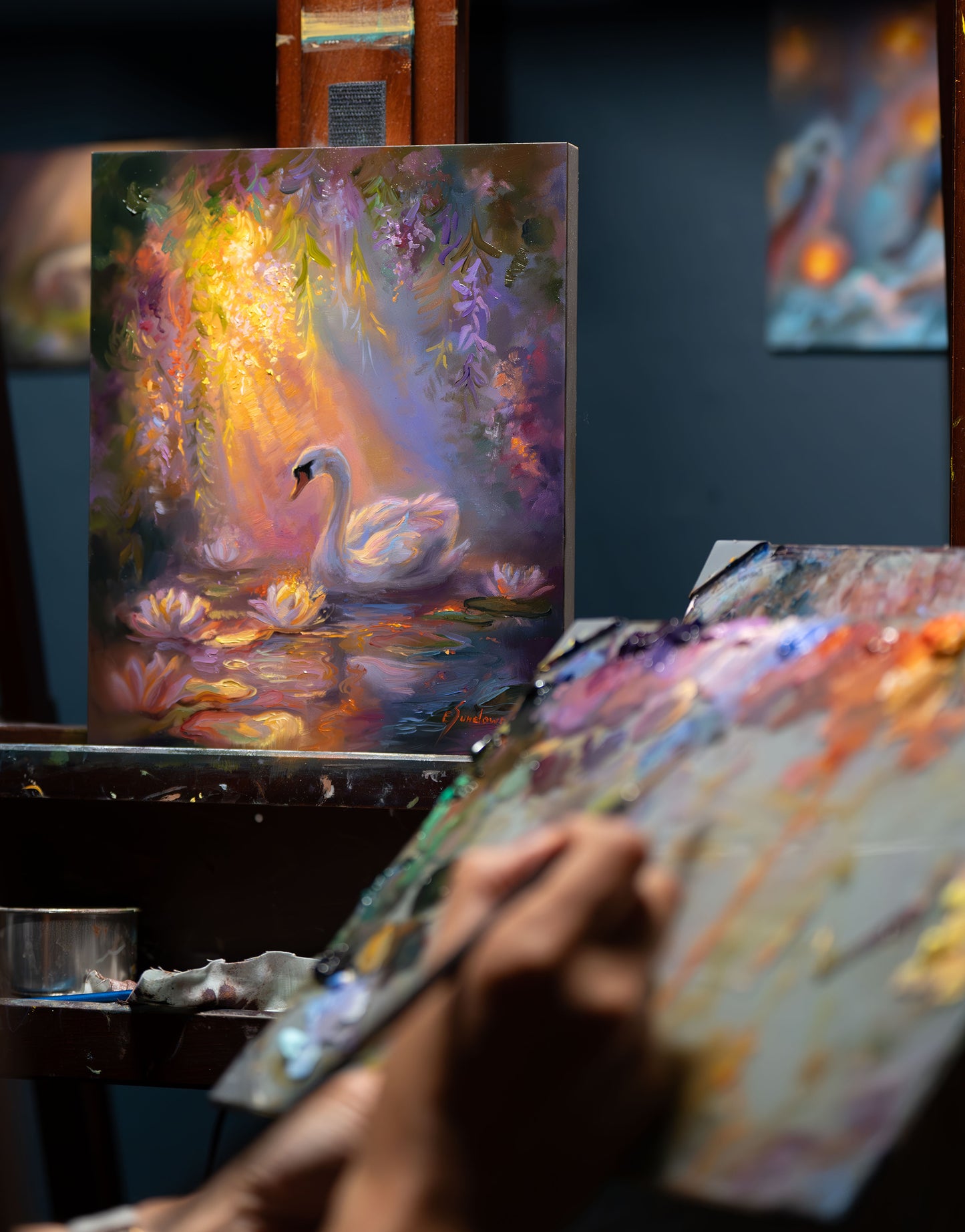 Glow of Grace – Original Oil Painting (8x10 inches)