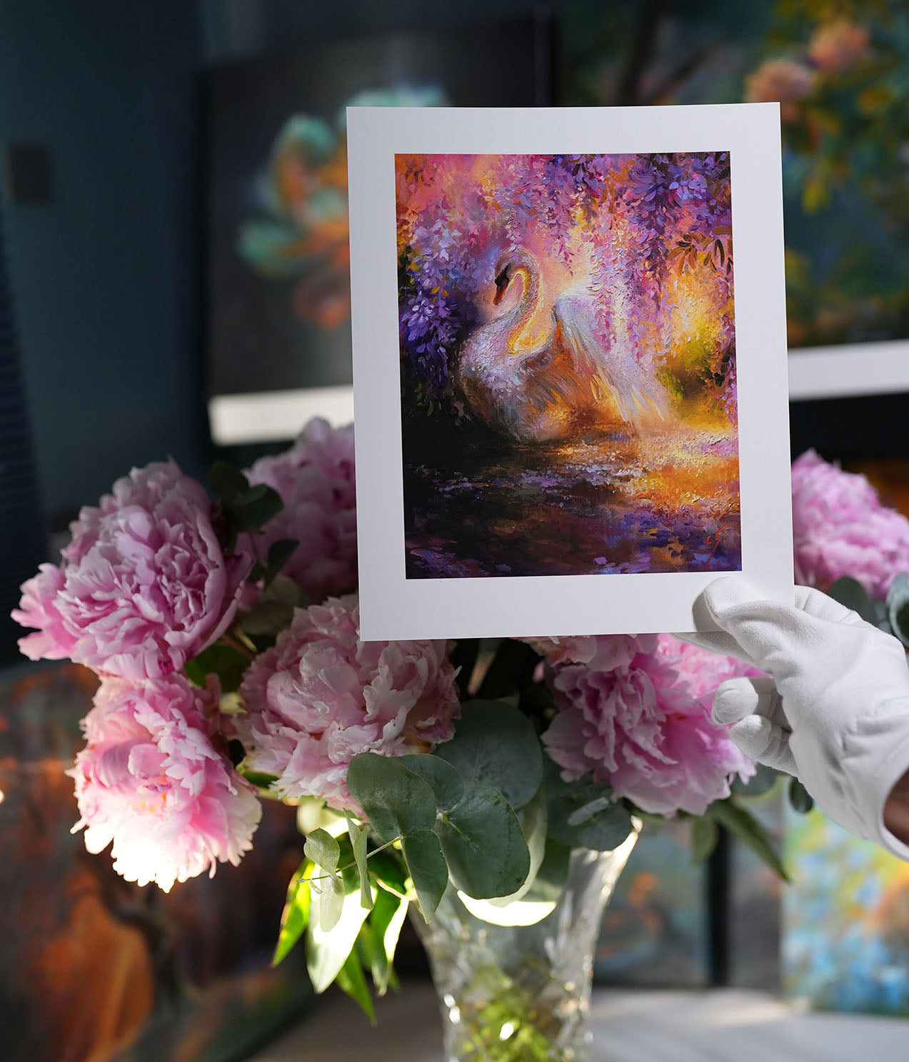 Wisteria Dreams – Museum-Quality Print 8×6,5 in