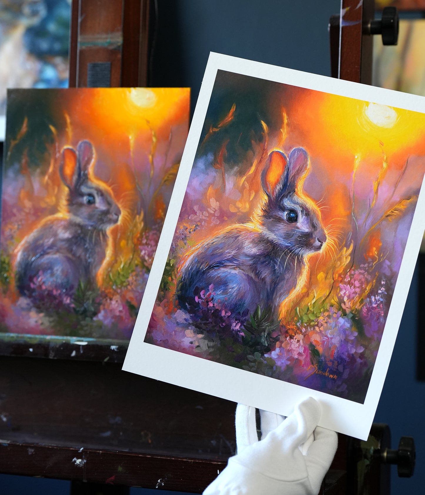 Golden Hour Bunny – Limited Edition Fine Art Print