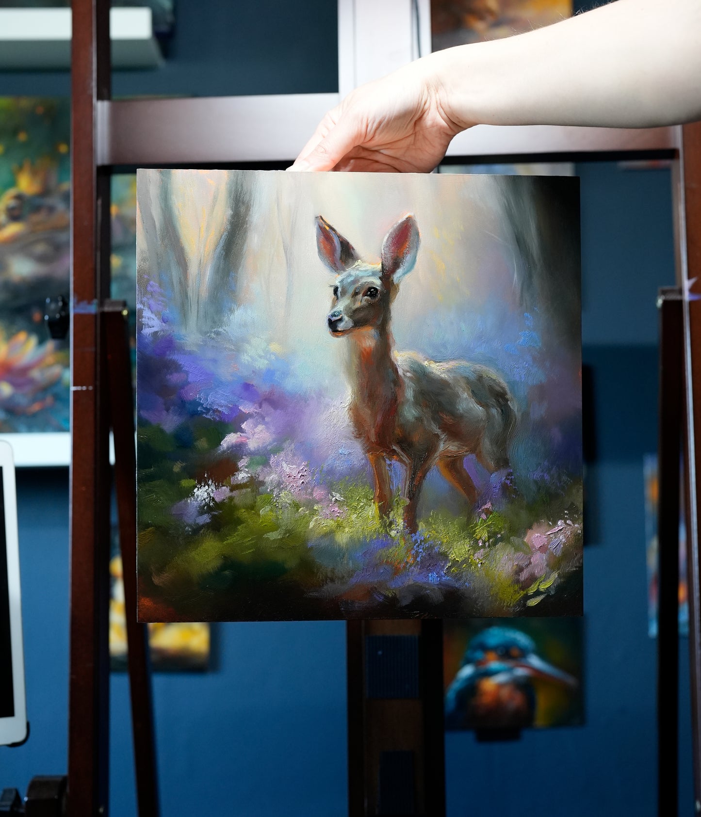 Fawn Original Oil Painting