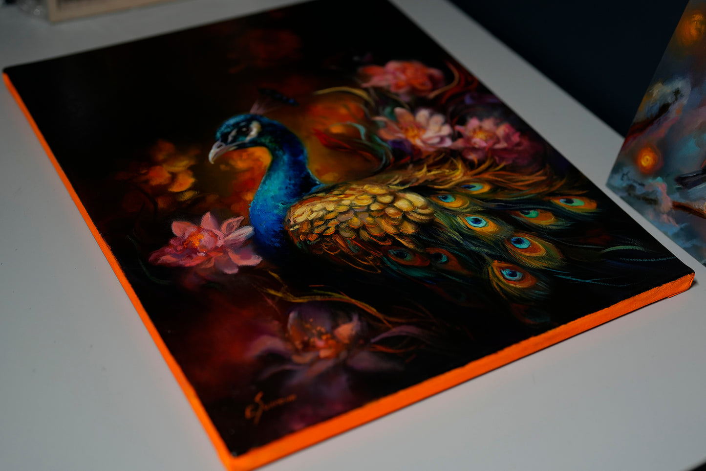 Peacock Original Oil Painting