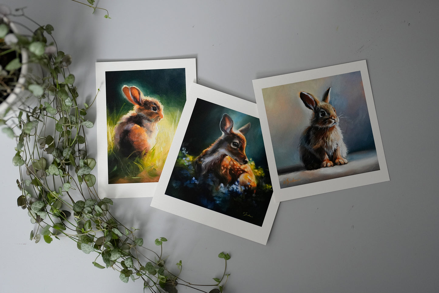 "Fawn in a Magical Forest" Signed Giclee Print