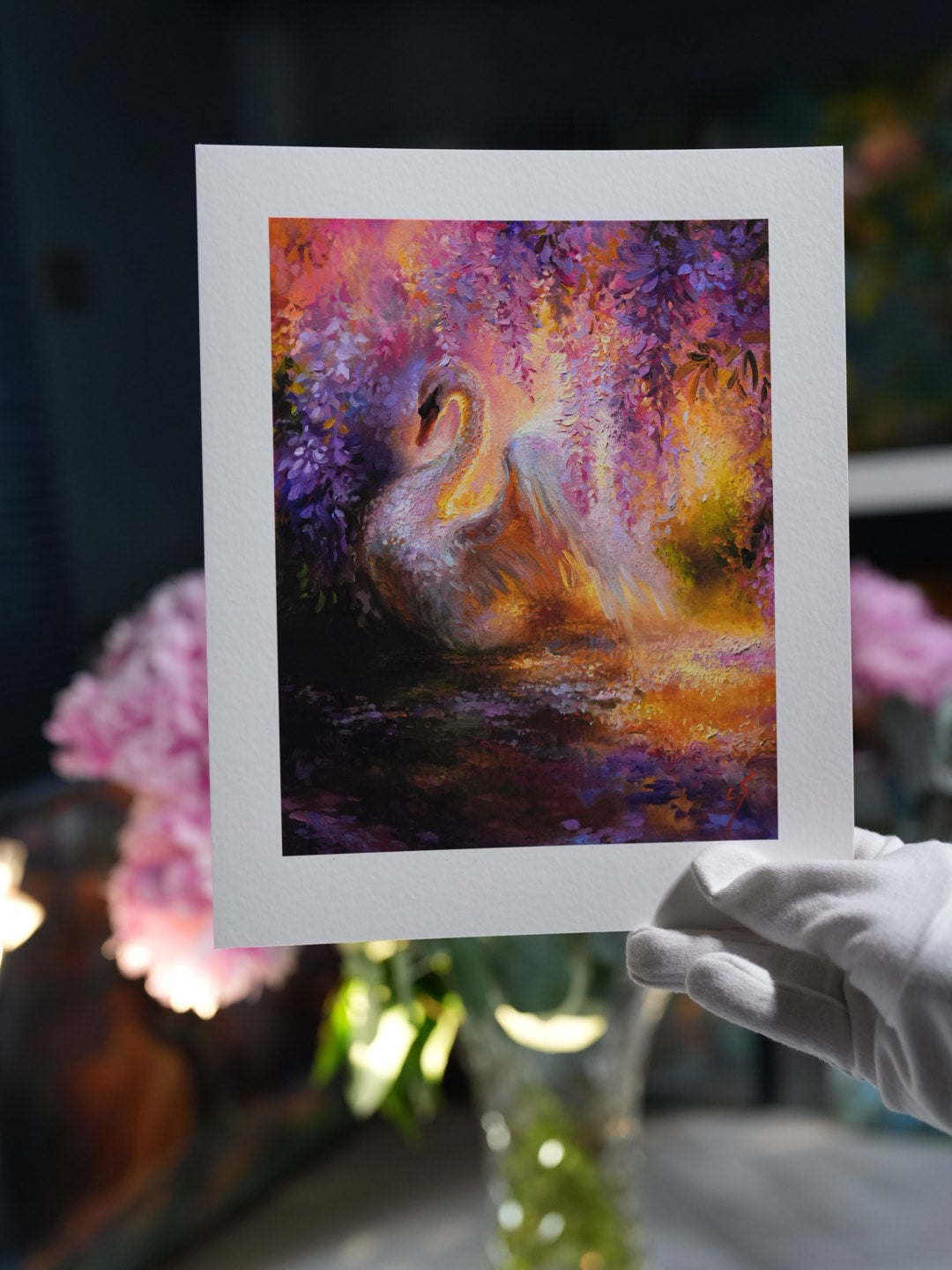 Wisteria Dreams – Museum-Quality Print 8×6,5 in