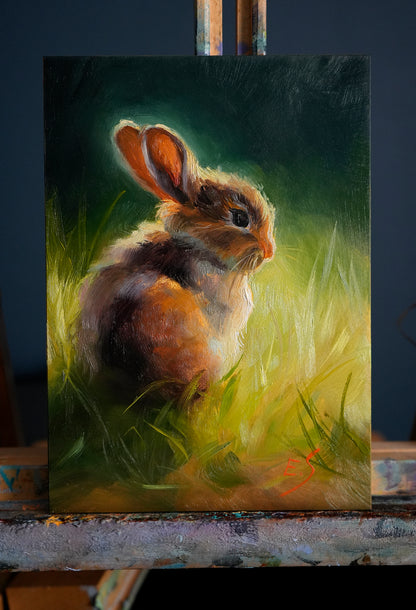 Rabbit Original Oil painting