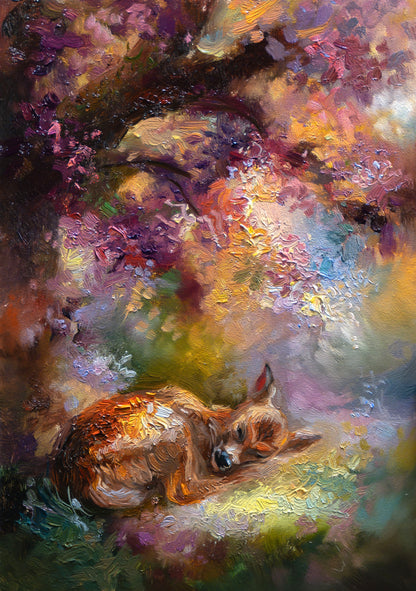 Radiant Little Moment – Original Oil Painting (5x7 in)