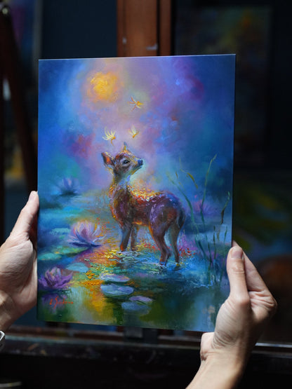 Following the Dragonflies – Original Oil Painting
