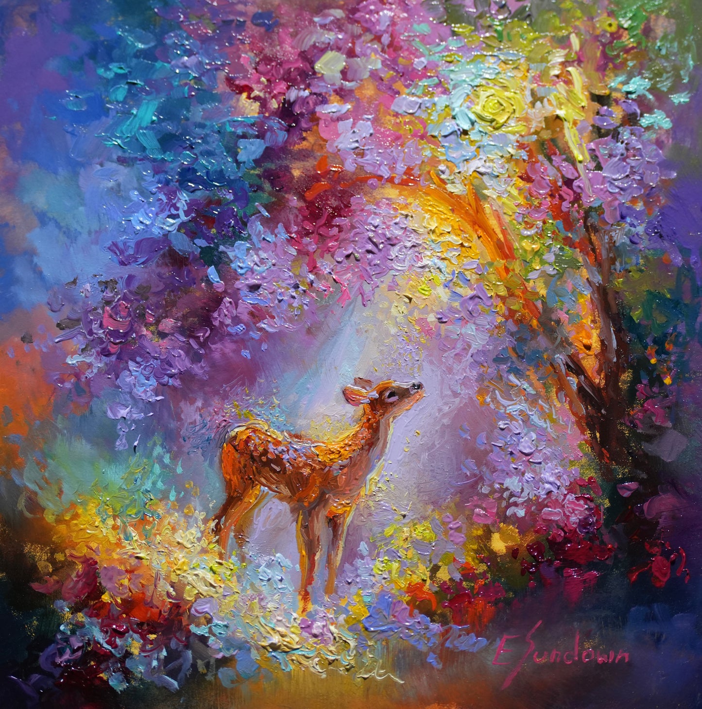 Color Burst – Original Oil Painting