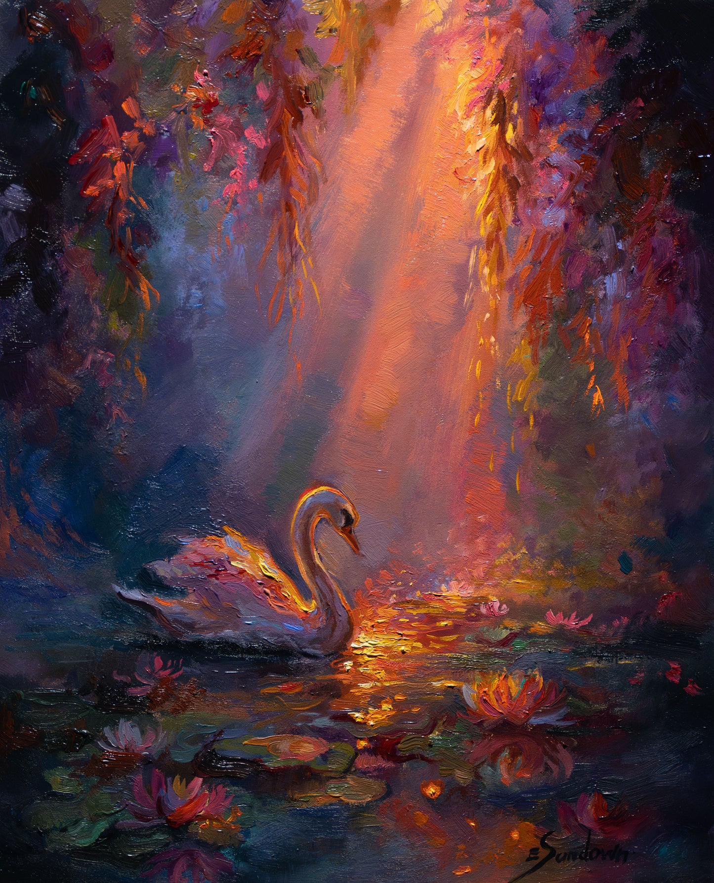 Glow of Grace III – Original Oil Painting on Ampersand Gessobord (8x10 inches)