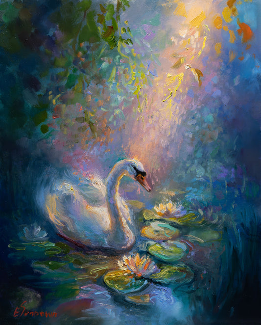 Glow of Grace #2 – Original 8x10 inch Oil Painting on Ampersand Gessobord