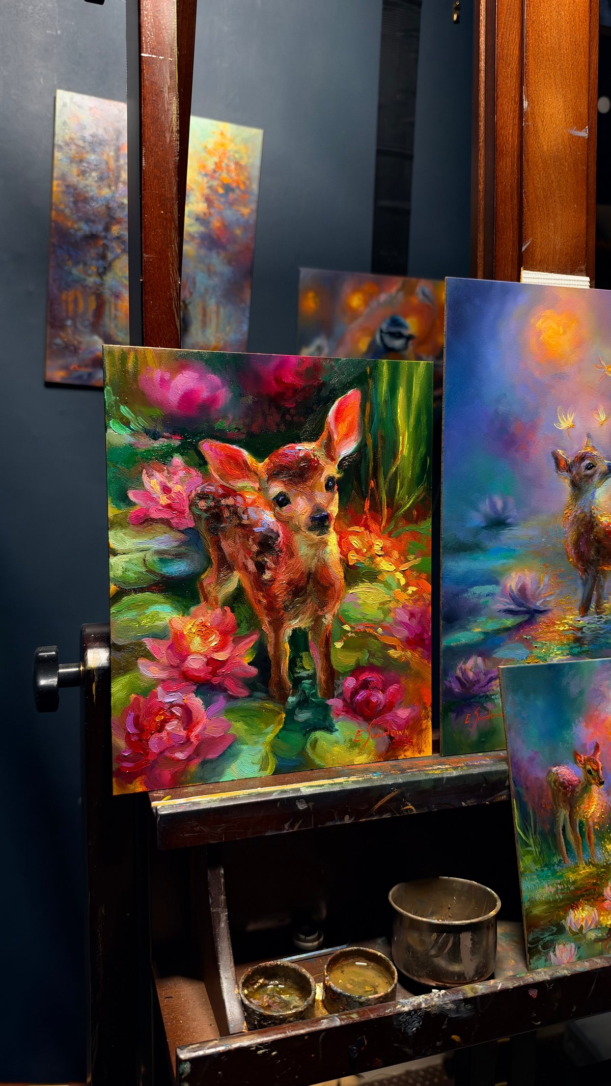Wrapped in Colour – Original Oil Painting