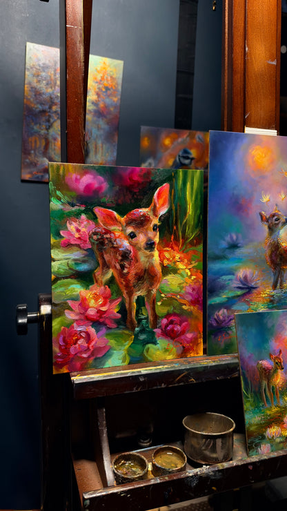 Wrapped in Colour – Original Oil Painting