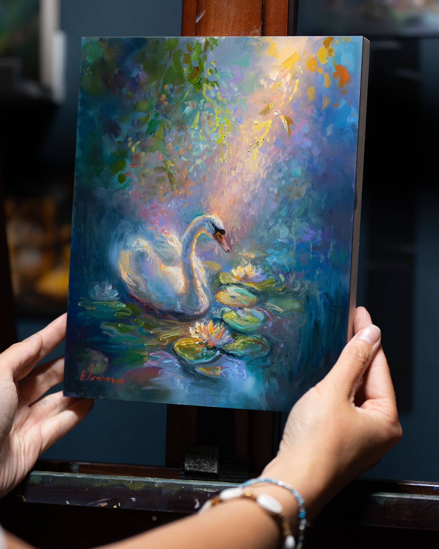 Glow of Grace #2 – Original 8x10 inch Oil Painting on Ampersand Gessobord