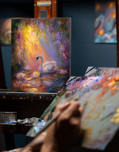 Glow of Grace – Original Oil Painting (8x10 inches)