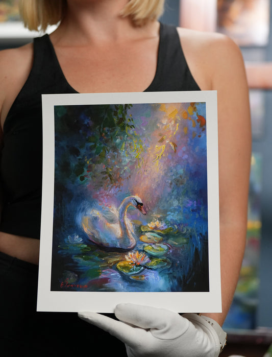 Glow of Grace II – Limited Edition Fine Art Print ✨🦢