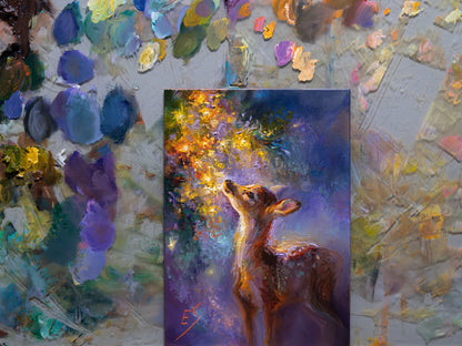 Quiet Light – Original 5×7 Oil Painting on Panel | Eve Sundown