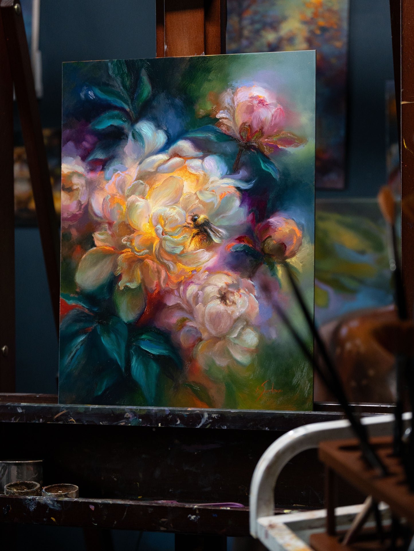 Midsummer Bloom – Original Oil Painting