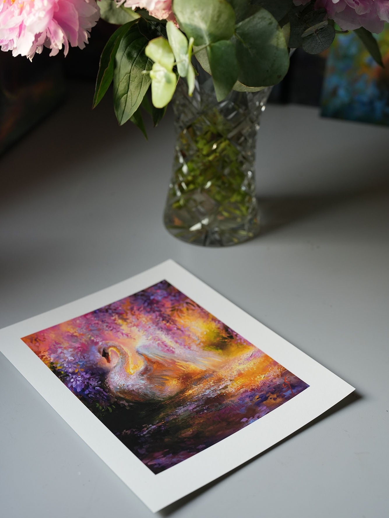 Wisteria Dreams – Museum-Quality Print 8×6,5 in