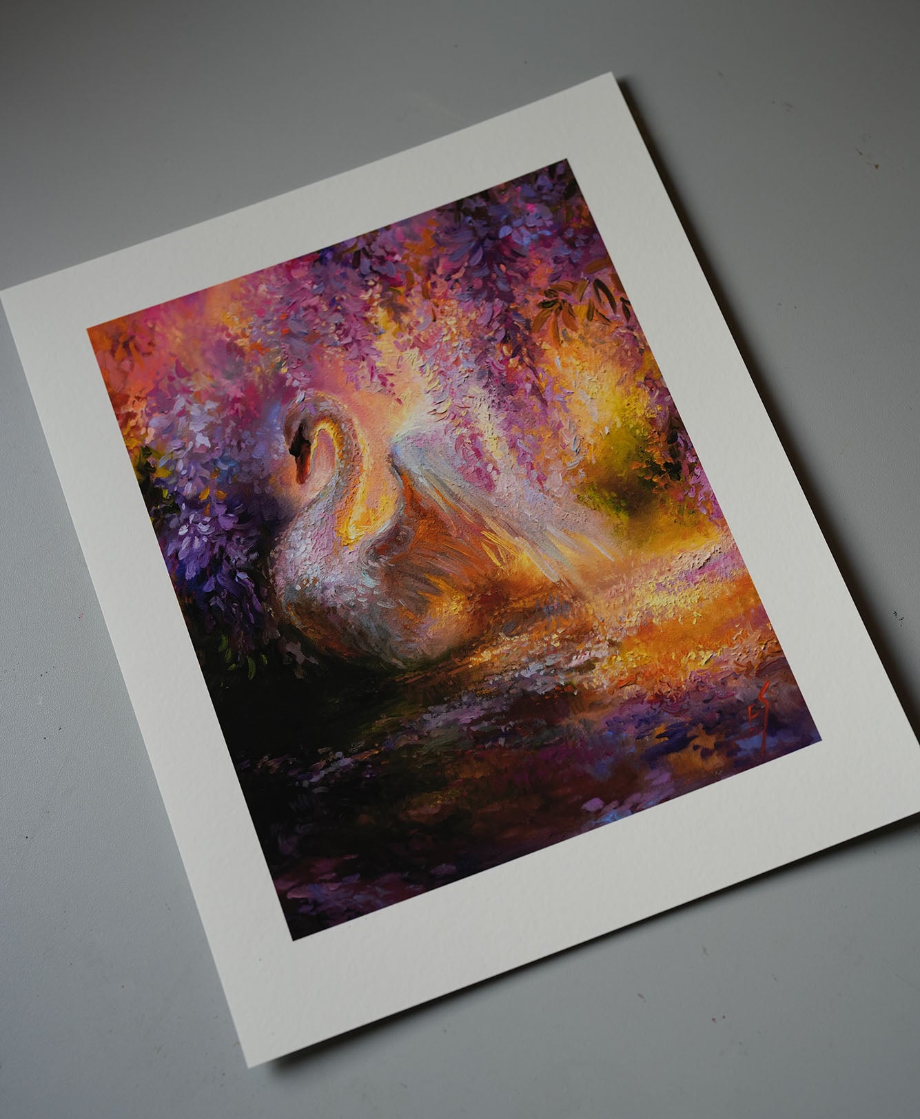 Wisteria Dreams – Museum-Quality Print 8×6,5 in