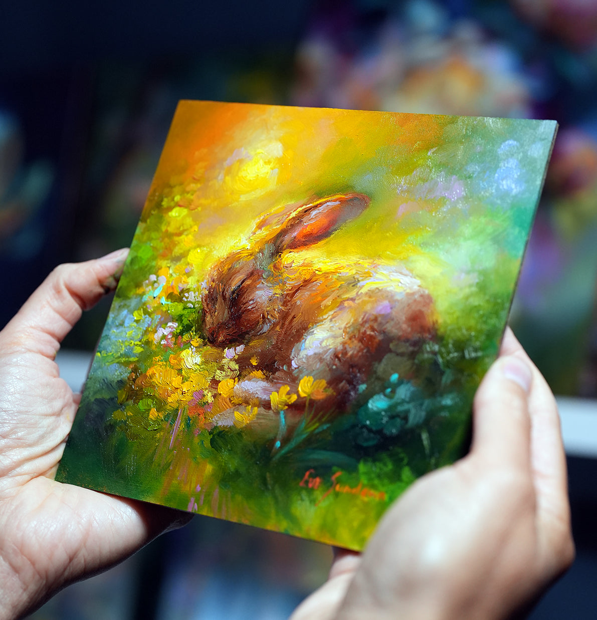 Sweet Dreams II, original Oil painting