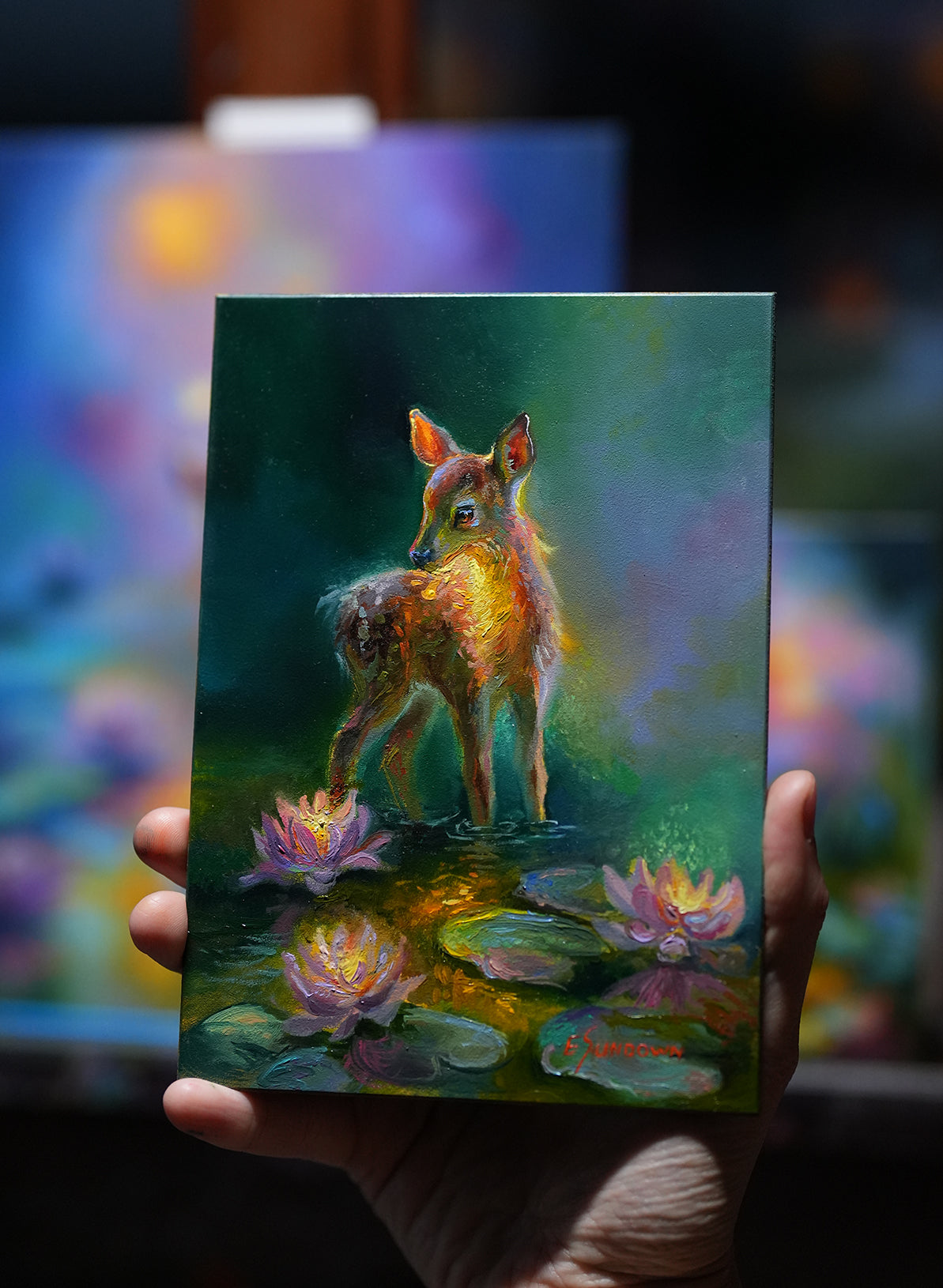 Touched by Light – Original Oil Painting