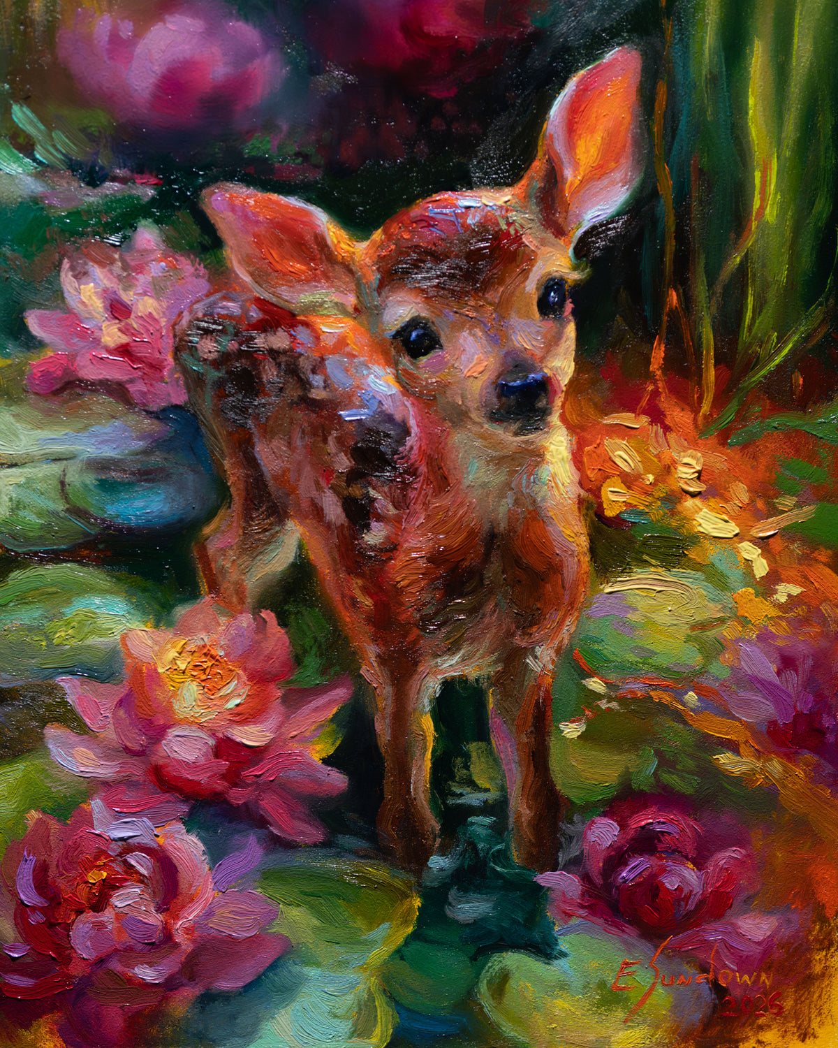 Wrapped in Colour – Original Oil Painting