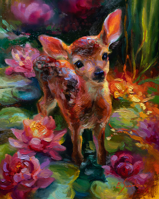 Wrapped in Colour – Original Oil Painting