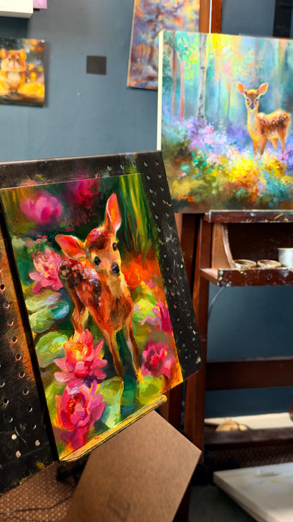 Wrapped in Colour – Original Oil Painting