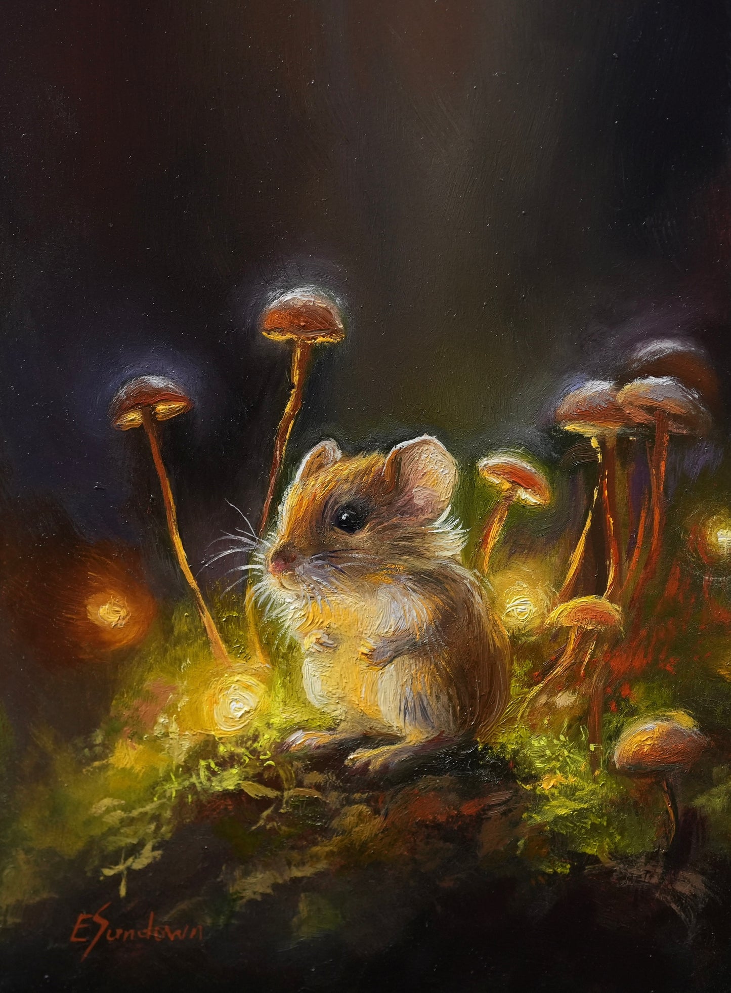 Mouse Original Oil painting