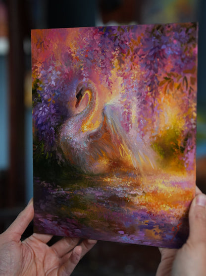 Wisteria Dreams – Original Oil Painting