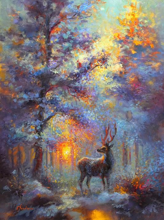 Guided by Light Original Oil Painting