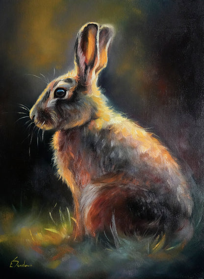 Hare, Original Oil Painting