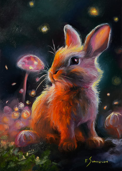 Rabbit Original Oil Painting