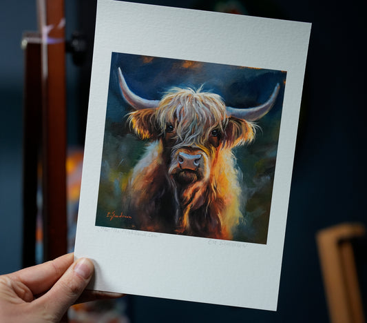 Highland Cow Fine Art Print