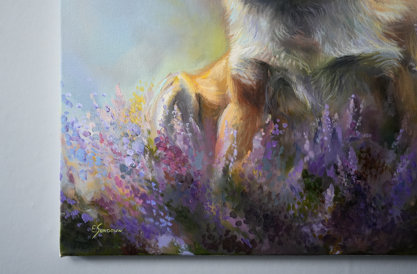 Amber Fox Original Oil painting