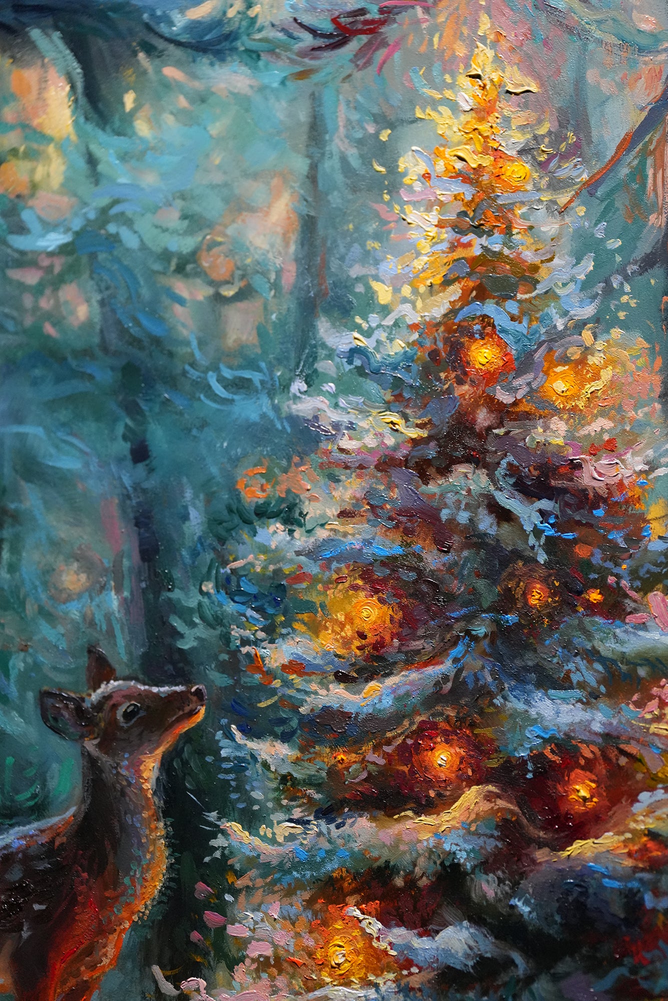 Silent Night Original Oil painting