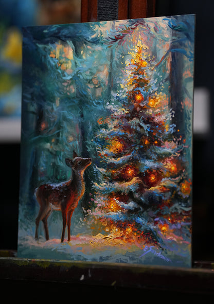 Silent Night Original Oil painting