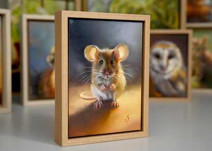 Mouse Original Oil Painting