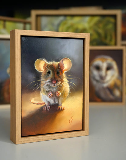 Mouse Original Oil Painting