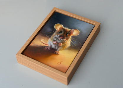 Mouse Original Oil Painting