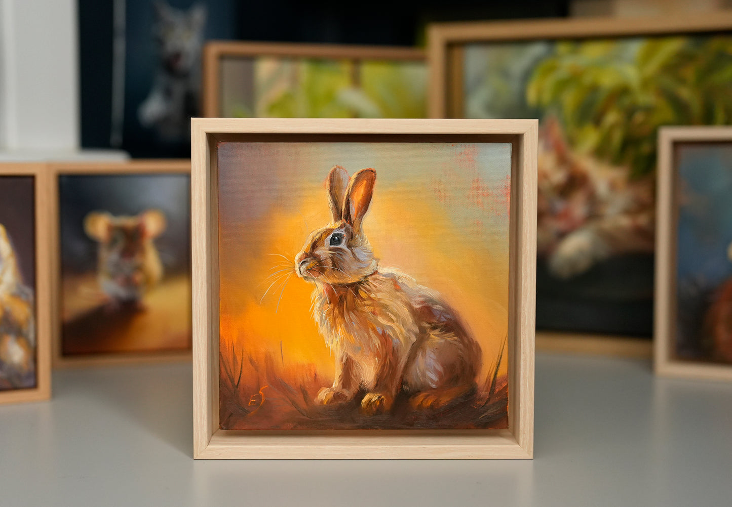 Hare Original Oil Painting