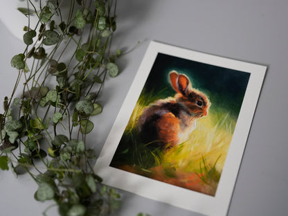 "Sun Bunny" signed Giclee Print