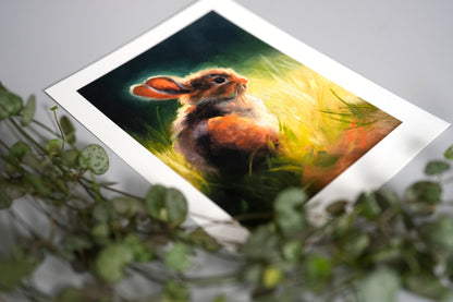 "Sun Bunny" signed Giclee Print