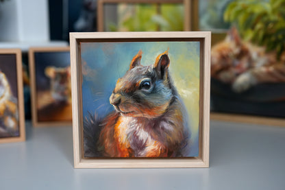 Squirrel Original Oil painting