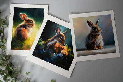 "Fawn in a Magical Forest" Signed Giclee Print