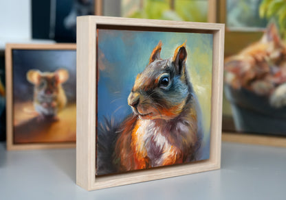 Squirrel Original Oil painting