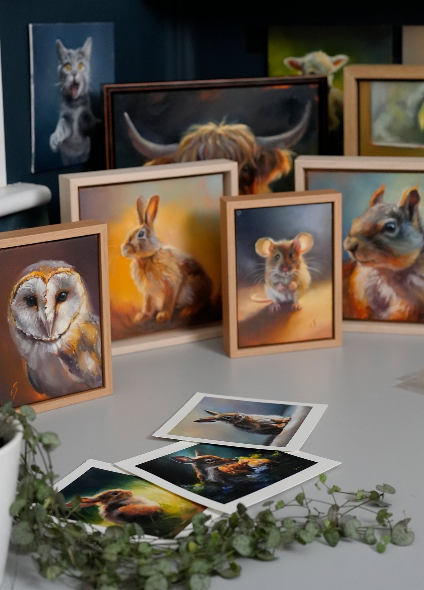 "Fawn in a Magical Forest" Signed Giclee Print