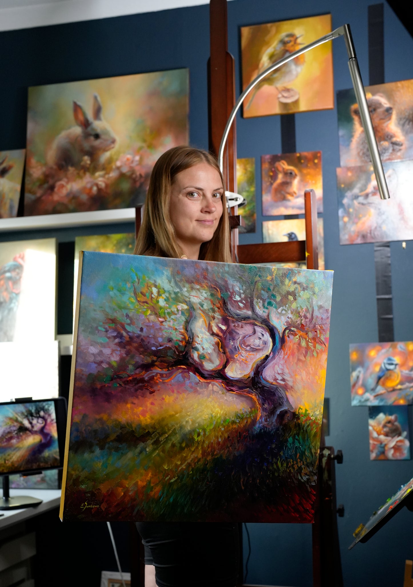 Ethereal Dawn Original Oil Painting